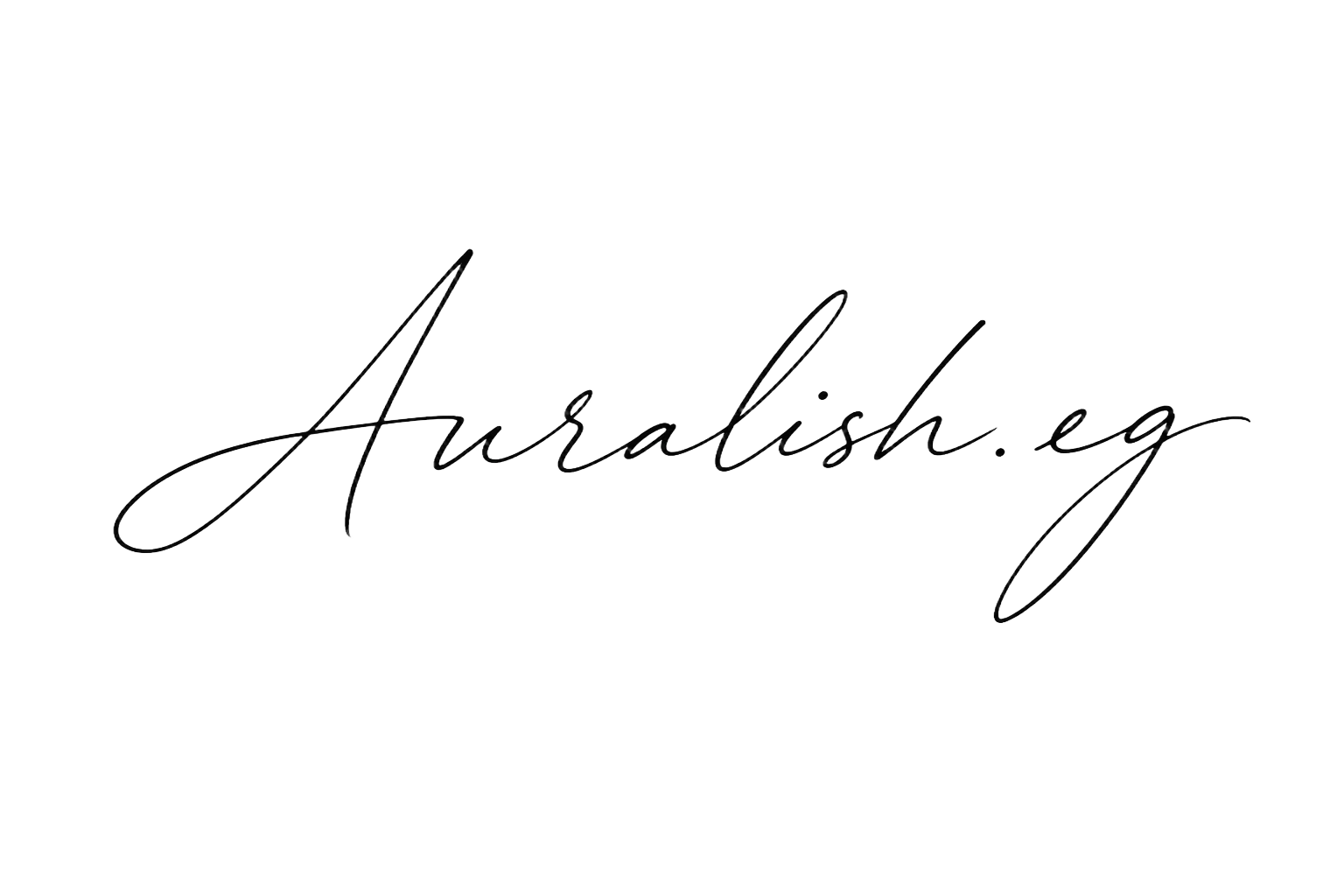 Auralish.eg founder signature